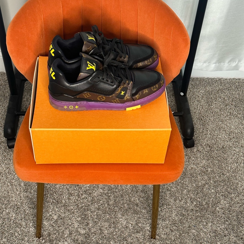 Louis Vuitton Trainer Monogram Purple Runners